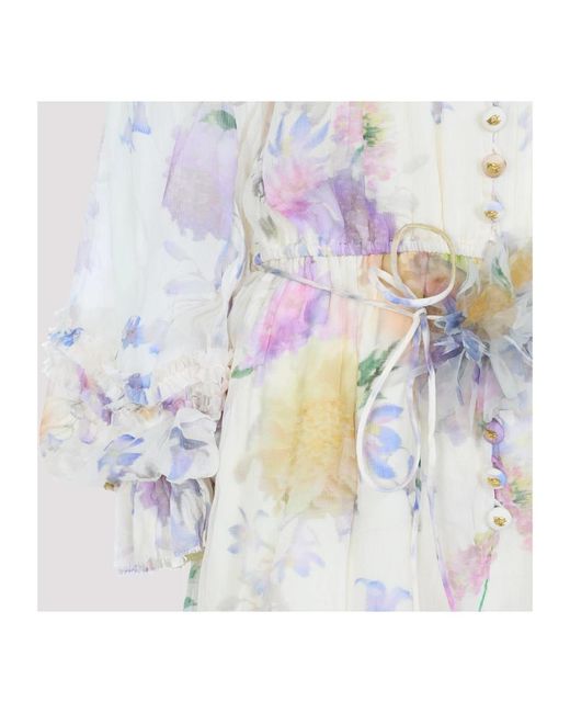 Zimmermann White Playsuits