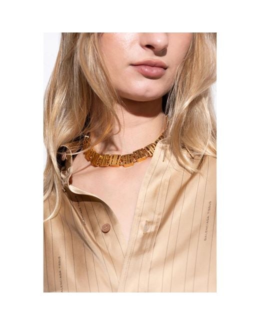 Balenciaga Metallic Necklaces