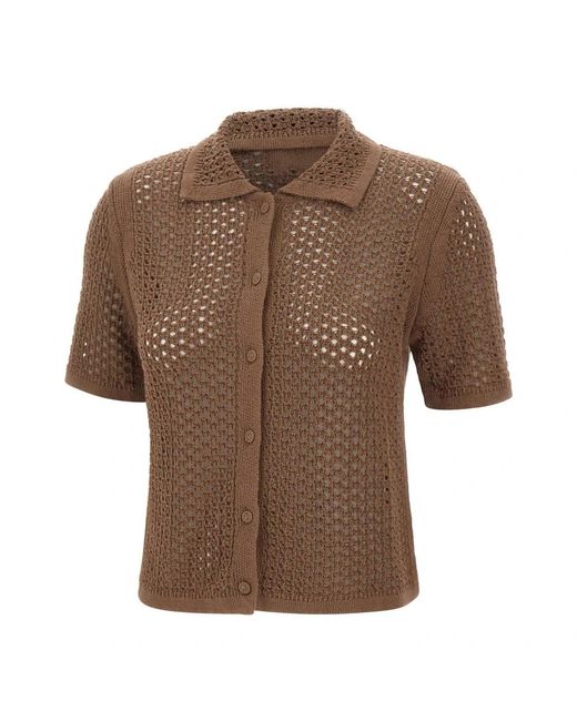 Cardigans Mc2 Saint Barth en coloris Brown