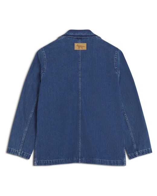 Maison Kitsuné Blue Denim Jackets