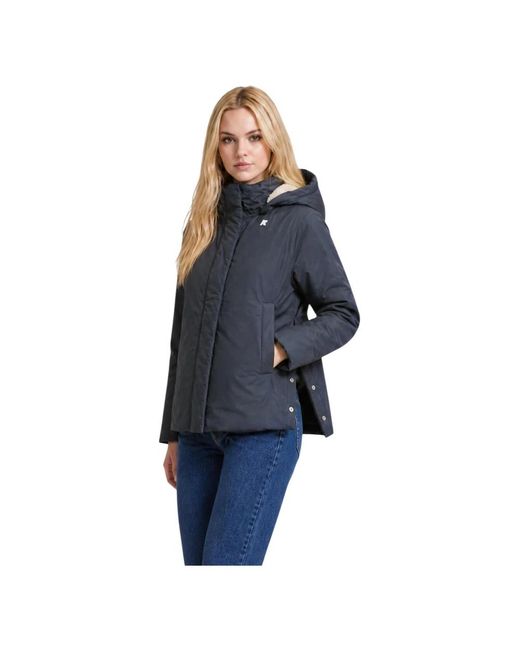 K-Way Blue Winter Jackets