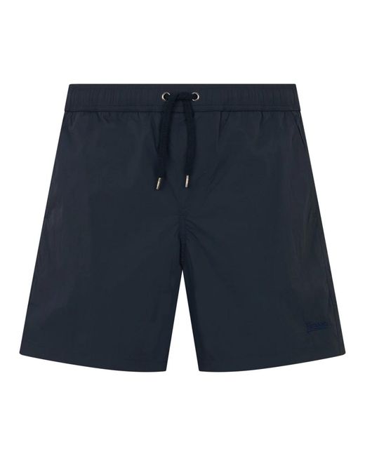 Herno Badmode ,Blauw ,Zwemshort Met Elastische Tailleband in het Blue voor heren