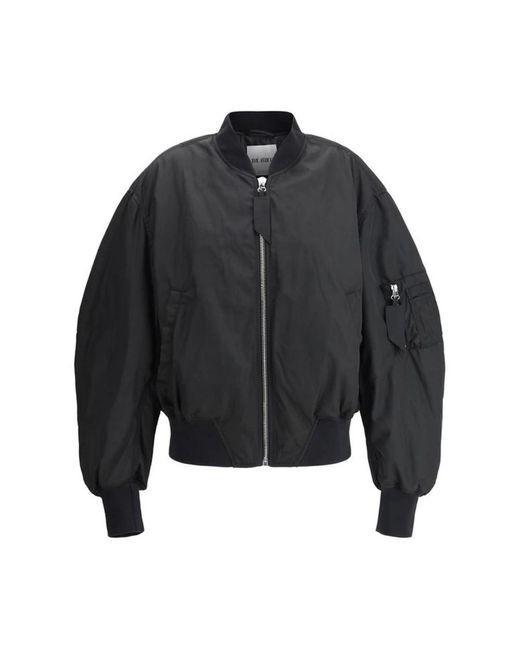 The Attico Bomber Jackets in het Black