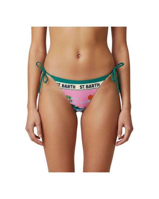 Mc2 Saint Barth Red Bikinis