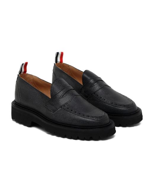 Loafers Thom Browne en coloris Black