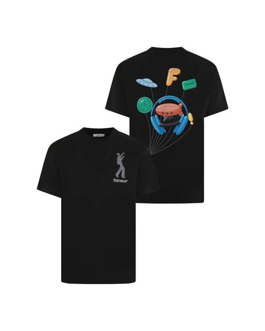 T-Shirts flâneur pour homme en coloris Black