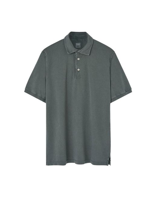 Fedeli Gray Polo Shirts for men