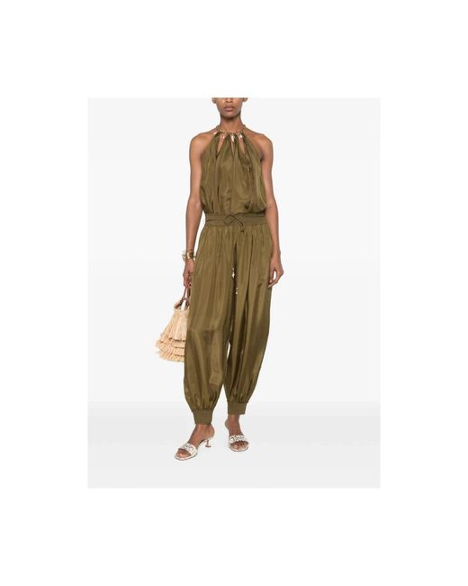 Zimmermann Green Wide Trousers
