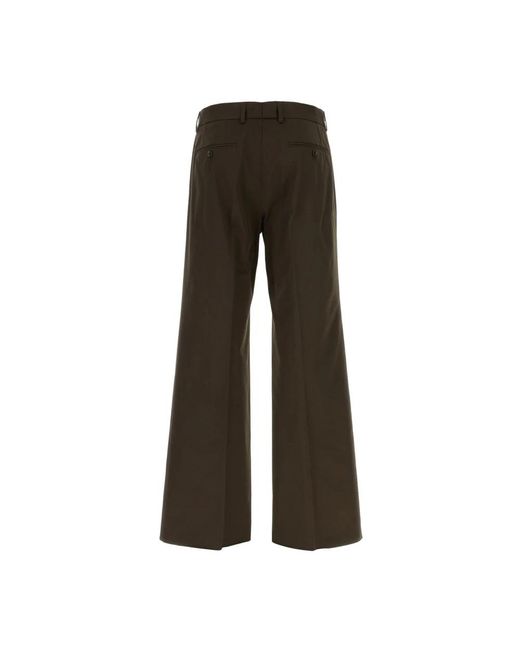 Dolce & Gabbana Gray Wide Trousers for men