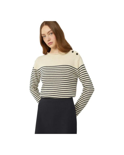 Max Mara Gray Round-Neck Knitwear