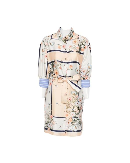 Liu Jo Natural Shirt Dresses