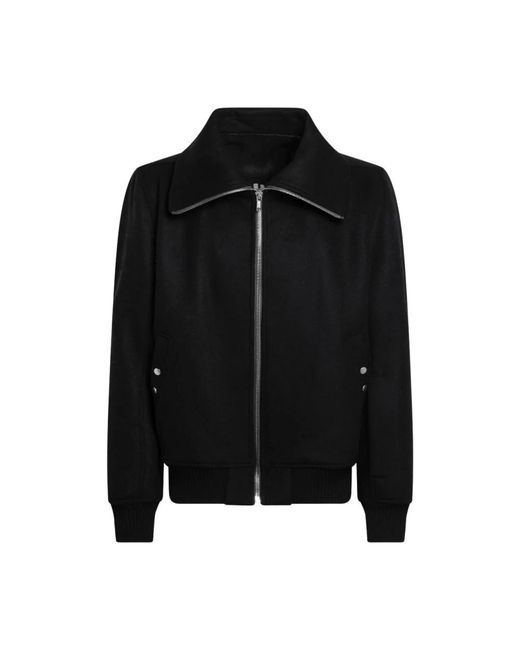 Rick Owens Black Zip-Throughs for men