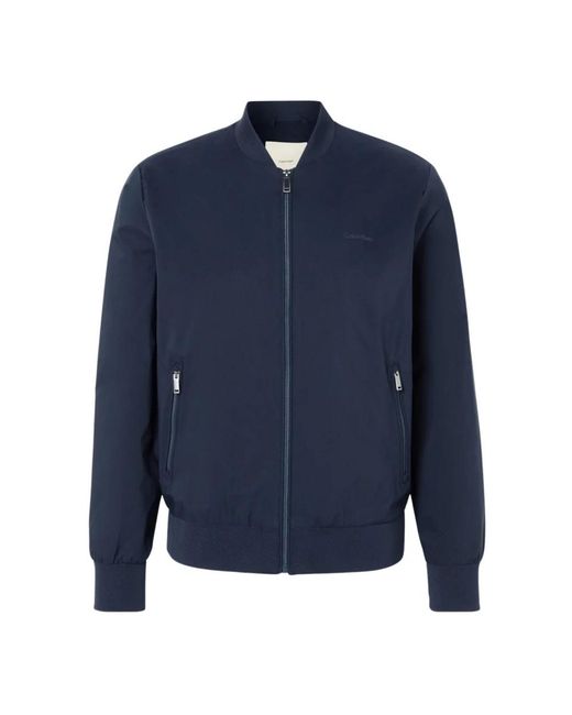 Calvin Klein Blue Bomber Jackets for men