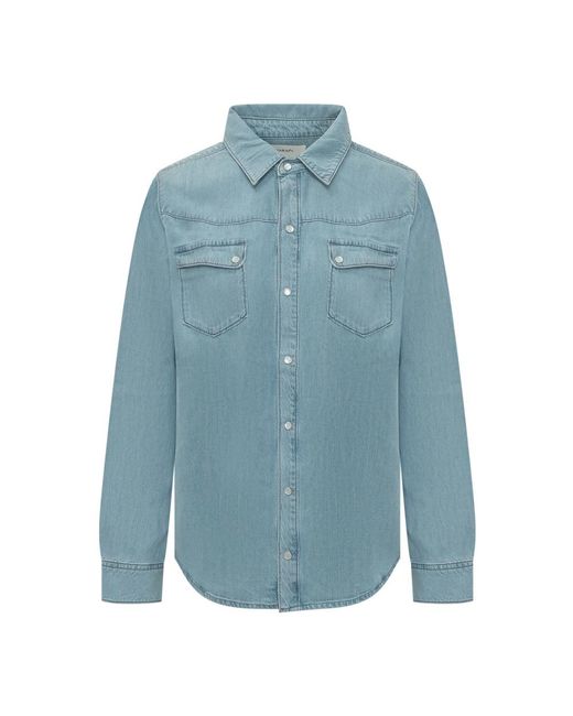Denim Shirts Ba&sh de color Blue