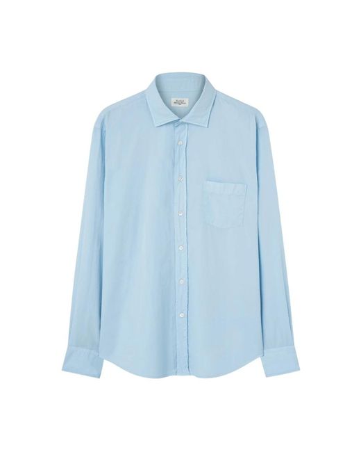 Hartford Blue Casual Shirts for men
