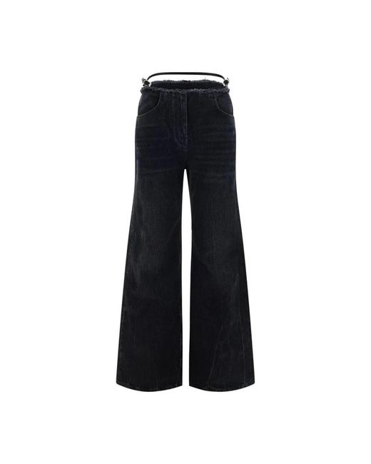 Givenchy Black Wide Jeans