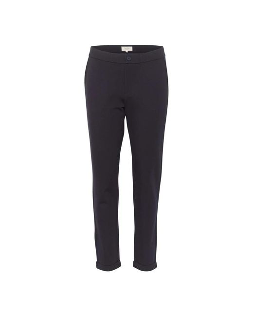 Part Two Blue Slim-Fit Trousers