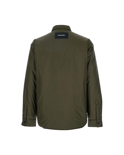 DSquared² Jassen ,Groen ,Groene Donsjas Met Logo in het Green voor heren