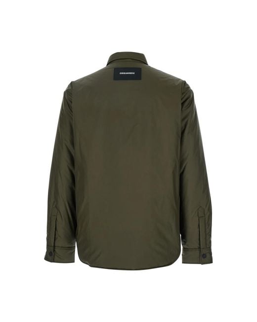 DSquared² Jassen ,Groen ,Groene Donsjas Met Logo in het Green voor heren