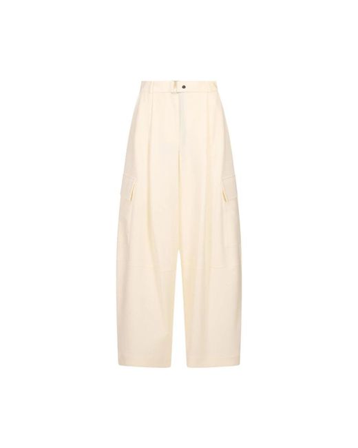 P.A.R.O.S.H. Natural Wide Trousers