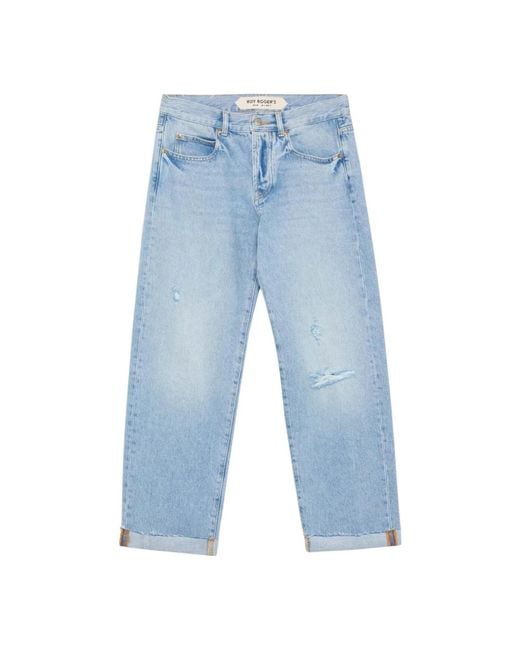 Straight Jeans Roy Rogers en coloris Blue