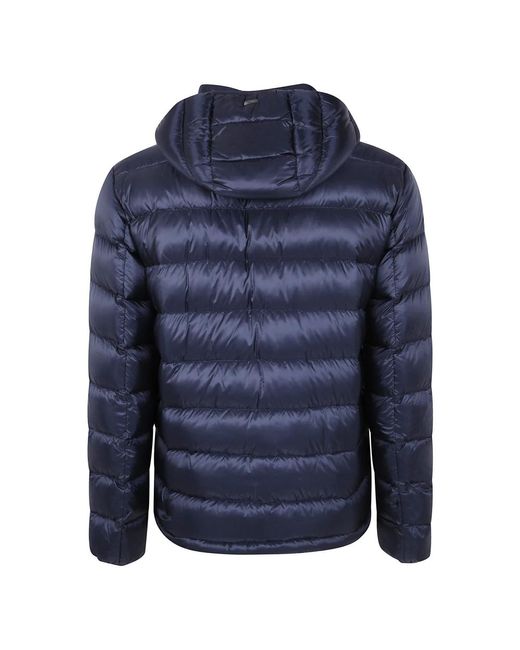 Herno Jassen ,Blauw ,Licht Sportjack Met Afneembare Capuchon in het Blue voor heren