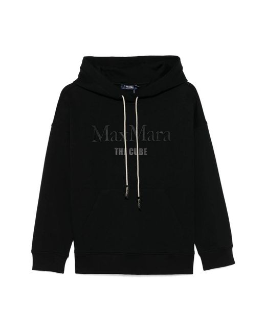 S Sudadera Max Mara Agata en Jersey técnico Max Mara de color Black