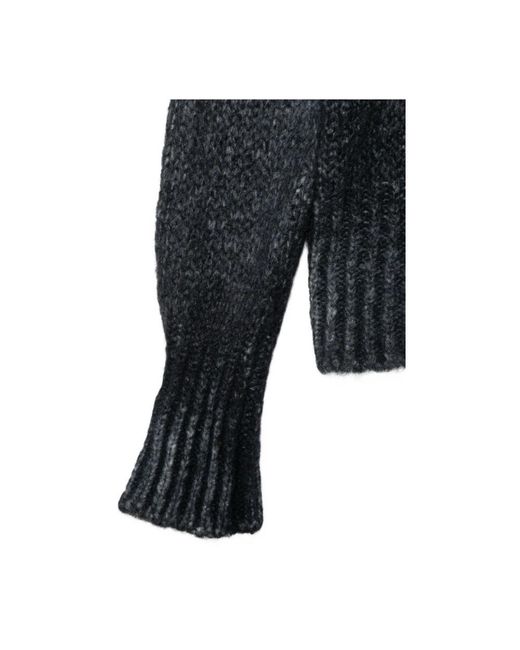 Avant Toi Black Round-Neck Knitwear