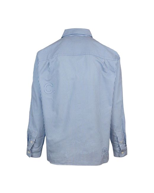 A.P.C. Blue Casual Shirts for men