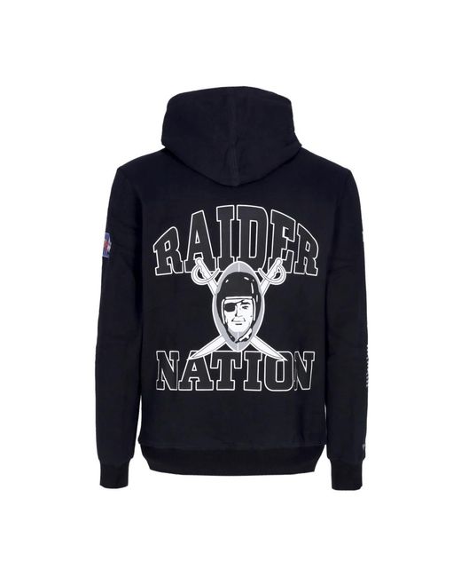 Mitchell & Ness Hoodies & Sweatvesten ,Zwart ,Katoen Nfl Team Origins Fleece Hoodie in het Blue voor heren