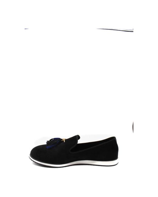 Giuseppe Zanotti Black Loafers for men