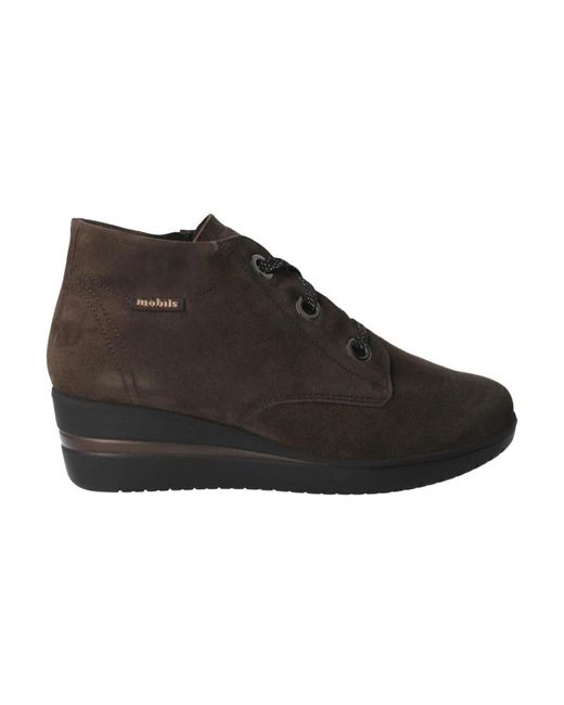 Mephisto Black Braune wildleder stiefeletten