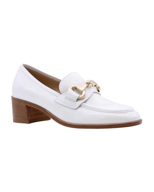 Luca Grossi White Elegante selestat pumps