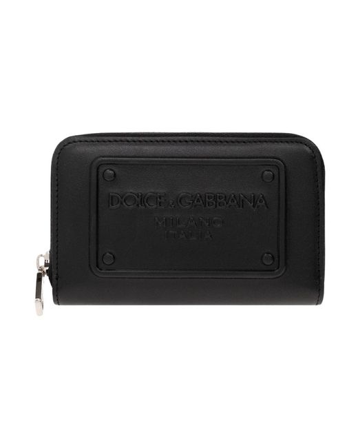 Dolce & Gabbana Lederkartenhalter in Black für Herren
