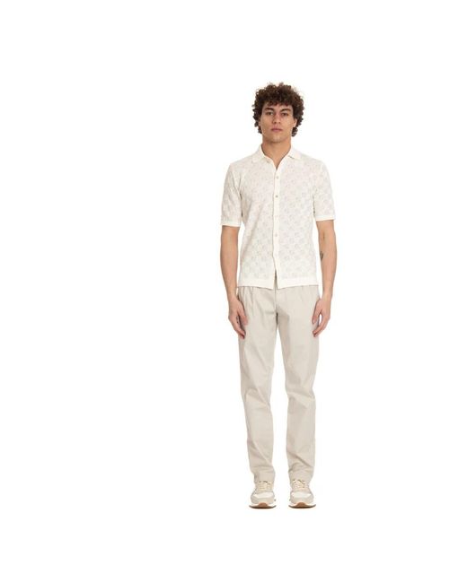 Eleventy White Short Sleeve Shirts for men