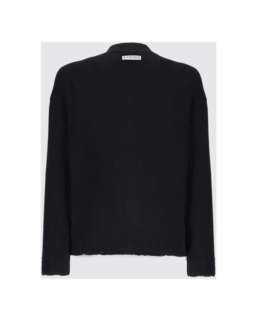 Laneus Black Cardigans for men