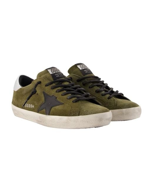 Golden Goose Deluxe Brand Green Sneakers for men