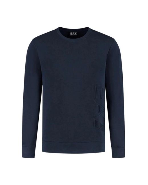 Sweatshirts EA7 de hombre de color Blue