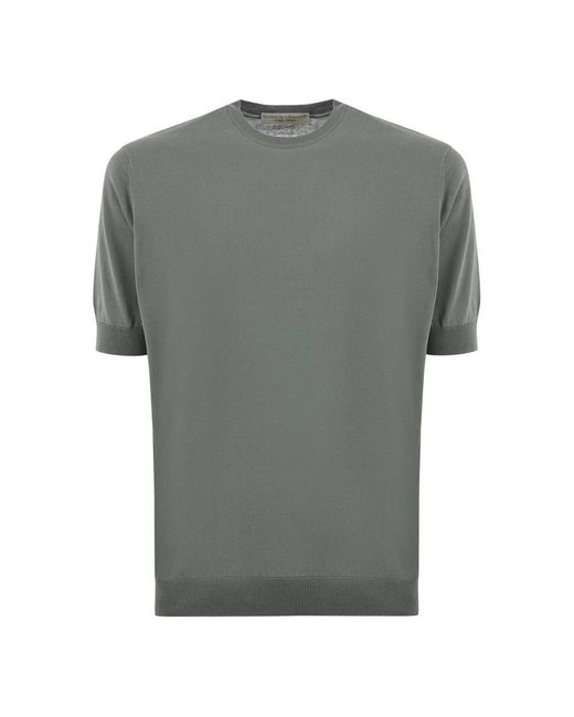 FILIPPO DE LAURENTIIS Gray T-Shirts for men