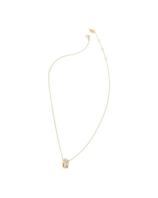 Necklaces Guess de color Metallic