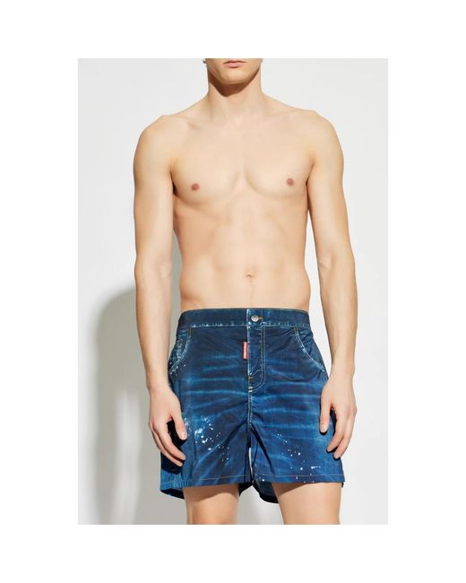 Beachwear DSquared² de hombre de color Blue