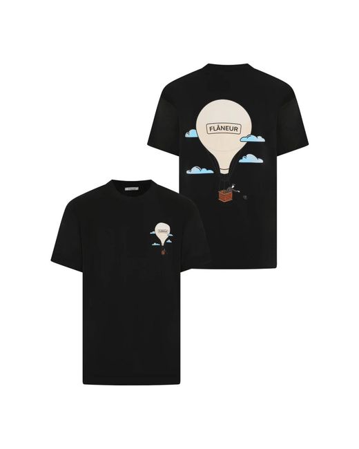 T-Shirts flâneur de hombre de color Black