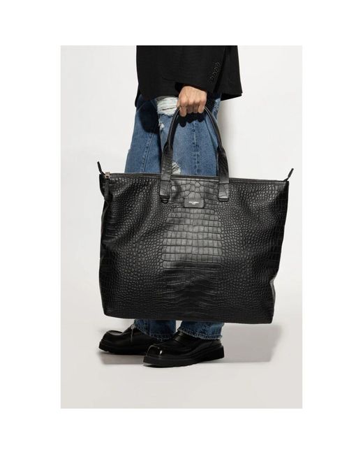 Tote Bags di Dolce & Gabbana in Black da Uomo