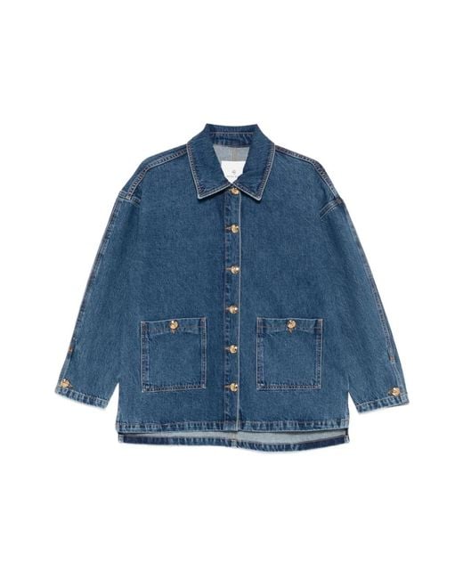 Anine Bing Outerwear Jas in het Blue