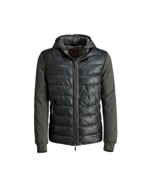 Gimo's Black Down Jackets for men