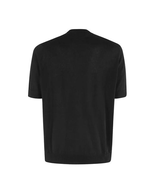 FILIPPO DE LAURENTIIS Black T-Shirts for men