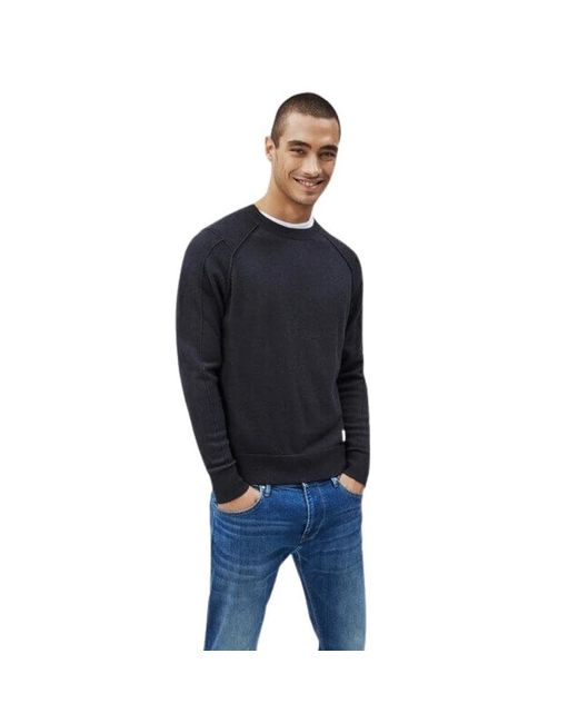 Pepe Jeans Blue Round-Neck Knitwear for men