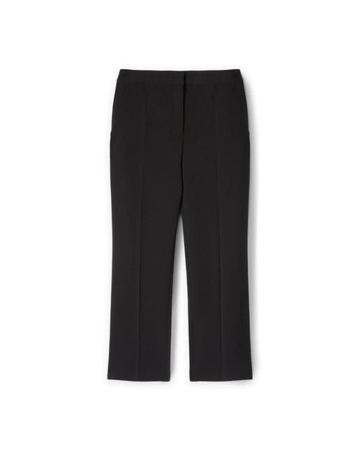 Cropped Trousers mötivi de color Black