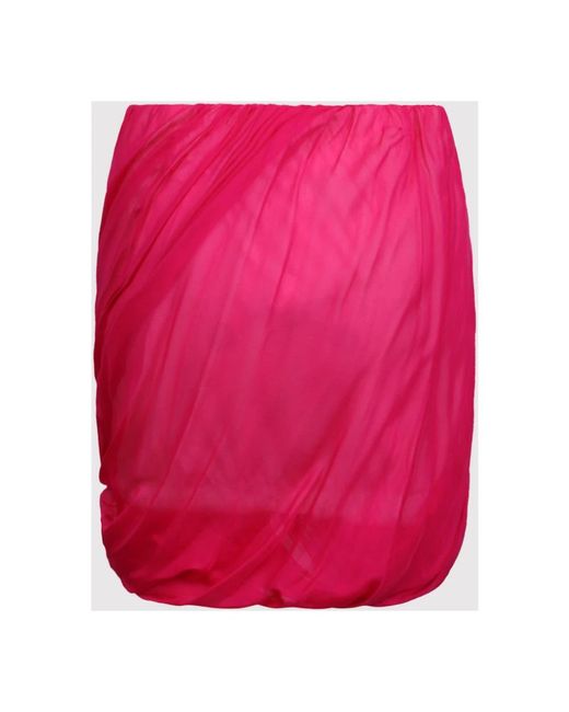 Helmut Lang Pink Short Skirts