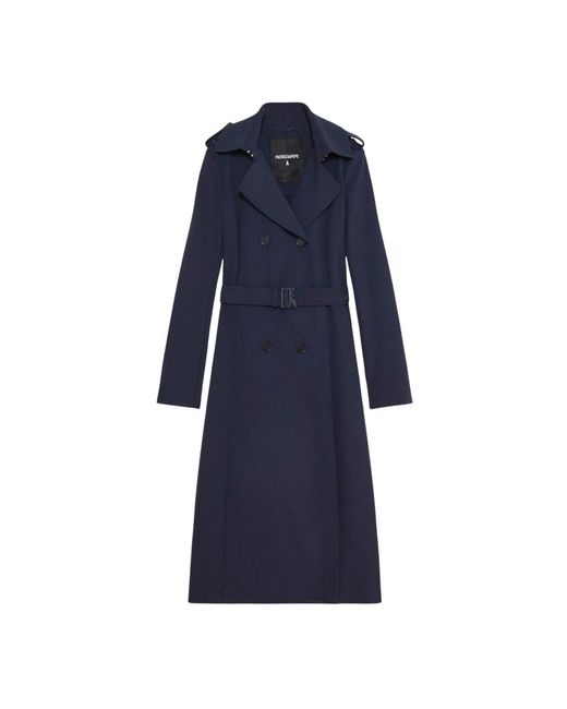 Patrizia Pepe Blue Trench Coats